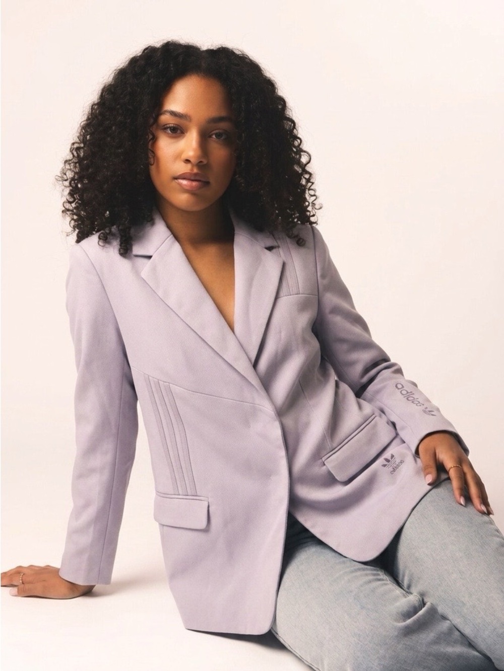 adidas Women's Lavender Blazer Jacket